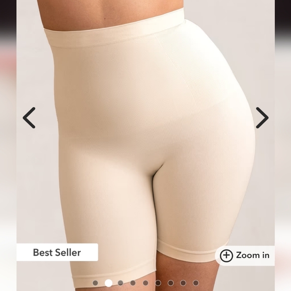 Shapermint High-Waisted Shaper Shorts Beige - Size M/L NWT - Picture 1 of 4